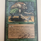 Brown Ouphe Signed Excellent Magic MTG
