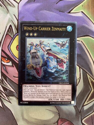 ORCS-EN044 Wind-Up Carrier Zenmaity Ultimate Rare Unl Ed US PRINT NM Yugioh