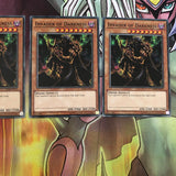 OP08-EN013  3 X Yugioh INVADER OF DARKNESS PROMO COMMON MINT