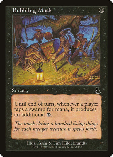 Bubbling Muck Urza's Destiny Excellent Magic MTG