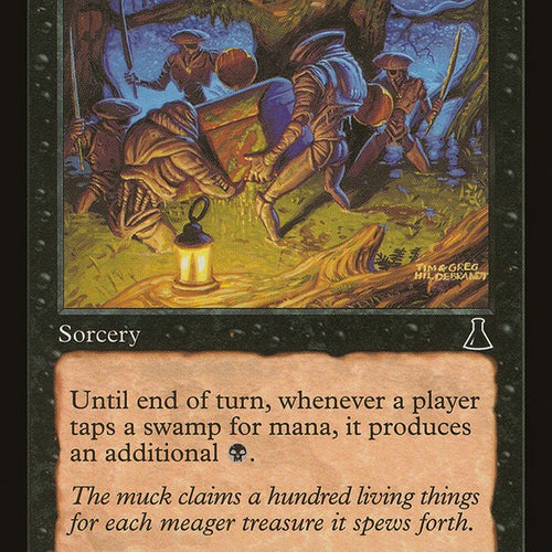 Bubbling Muck Urza's Destiny Excellent Magic MTG