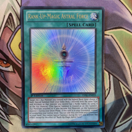LVAL-EN059 Rank-Up-Magic Astral Force Ultra Rare 1st Edition NM Yugioh Card