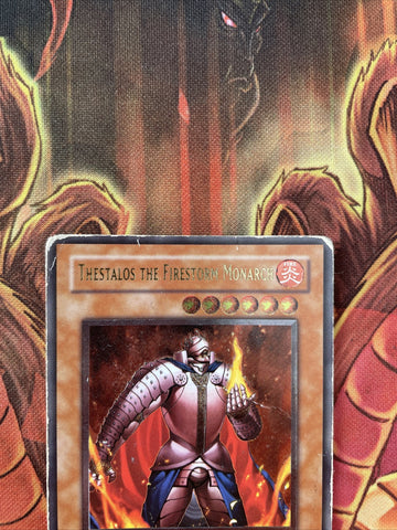 RDS-EN021 Thestalos the Firestorm Monarch Ultimate Rare 1st Edition Yugioh (back)