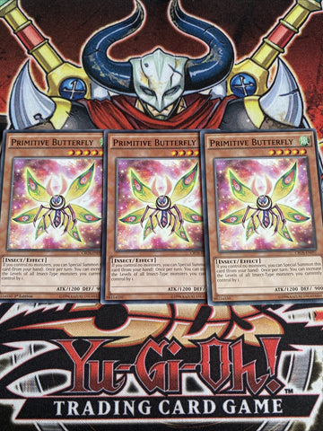 CROS-EN097 x3 Primitive Butterfly Yugioh Playset