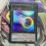 OP20-EN027 Option Token Super Rare UNL Edition NM Yugioh Card