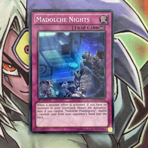 LTGY-EN076 Madolche Nights Super Rare 1st Edition NM Yugioh Card