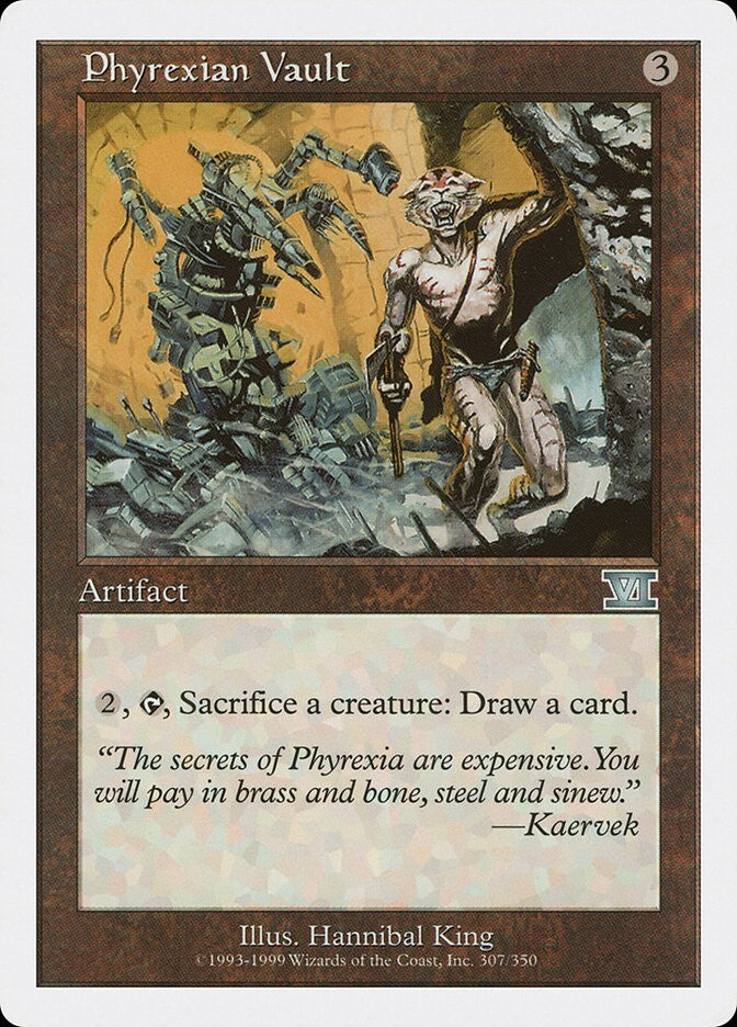 Phyrexian Vault - Sixth Edition Uncommon Excellent Magic MTG