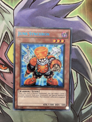 DL12-EN010 Junk Synchron Blue Rare Unlimited Edition NM Yugioh Card