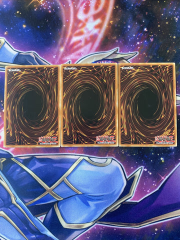 LEHD-ENC07 x3 Blue Mountain Butterspy Yugioh Playset (back)