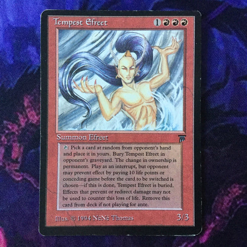 Tempest Efreet - Legends Moderately Played Excellent Magic MTG