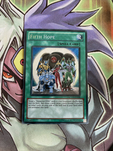 LCGX-EN098 Fifth Hope Secret Rare UNL Edition NM Yugioh Card
