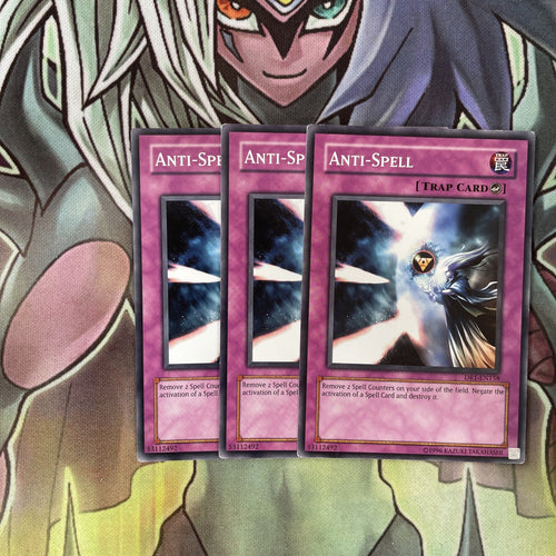 DR1-EN158 x3 Anti-Spell Common Excellent Condition Yugioh