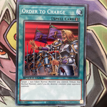STP3-EN025 Order To Charge Unlimited Edition NM Yugioh Card