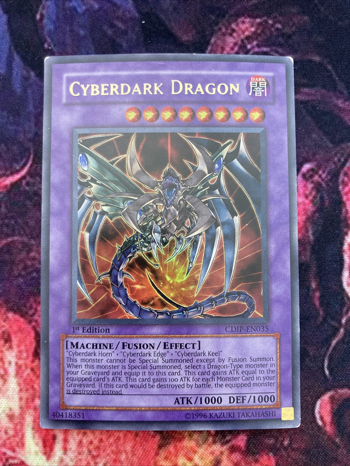 CDIP-EN035  Yugioh Card| Cyberdark Dragon Ultra Rare 1st Ed!!!