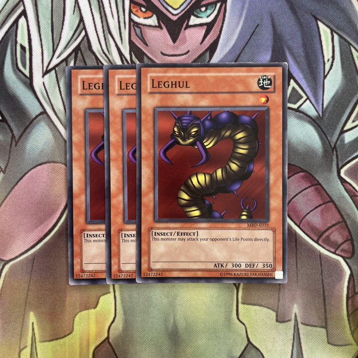 MRD-E031 x3 Leghul Common Excellent Conditon Yugioh