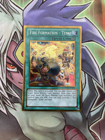 PGLD-EN050 Fire Formation - Tenki Gold Rare UNL Edition NM Yugioh Card