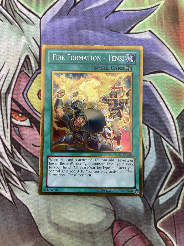PGLD-EN050 Fire Formation - Tenki Gold Rare UNL Edition NM Yugioh Card
