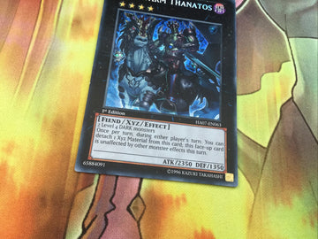 HA07-EN063 Evilswarm Thanatos ~ Yugioh Card Secret Rare 1st Edition NM / MINT (back)