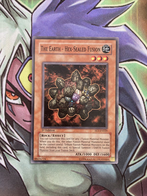 FET-EN029 The Earth - Hex-Sealed Fusion Common 1st Edition NM Yugioh Card