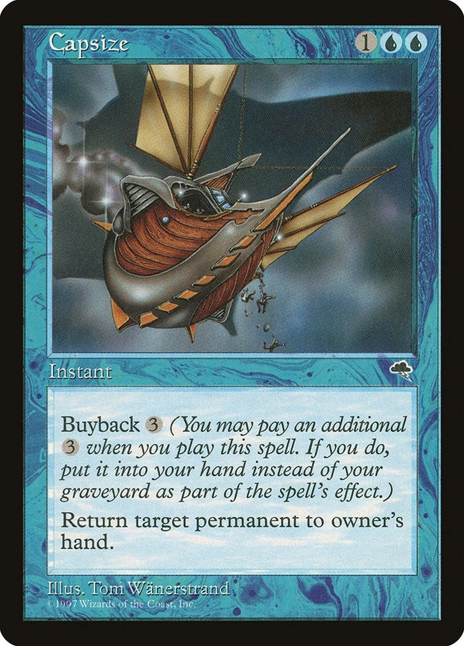 Capsize Tempest Excellent Magic MTG