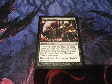 Ravenous Trap - Zendikar Excellent Magic MTG