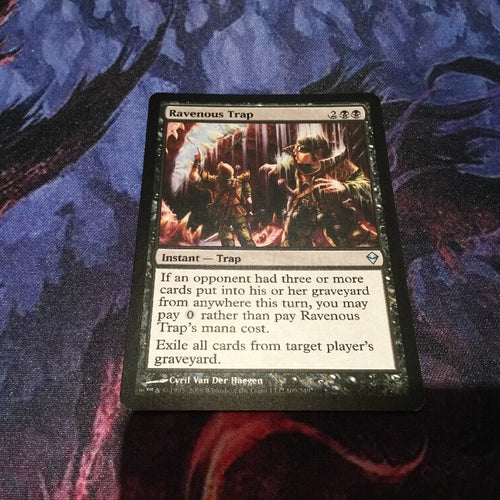 Ravenous Trap - Zendikar Excellent Magic MTG