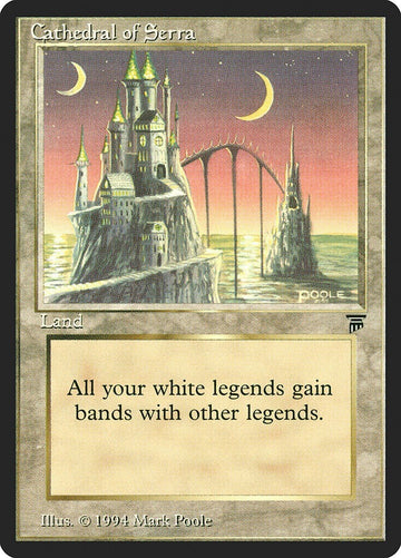 Cathedral Of Serra Legends Excellent Magic MTG