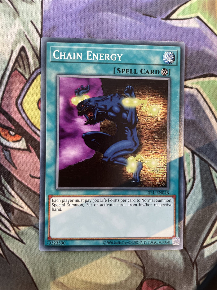 SRL-EN046 Chain Energy Unlimited Edition NM Yugioh Card