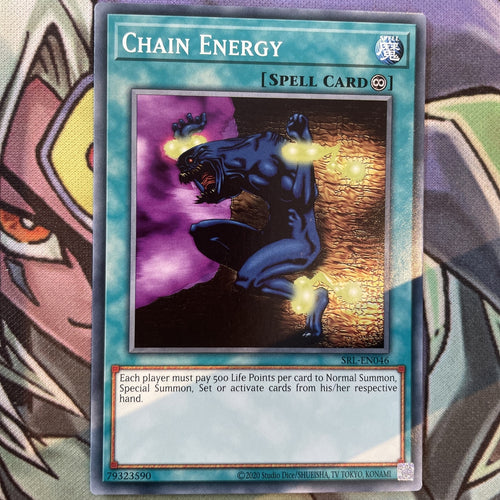 SRL-EN046 Chain Energy Unlimited Edition NM Yugioh Card
