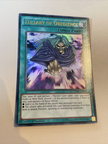Lullaby of Obedience - DPRP-EN009 - Ultra Rare - 1st Edition - Near Mint Yugioh