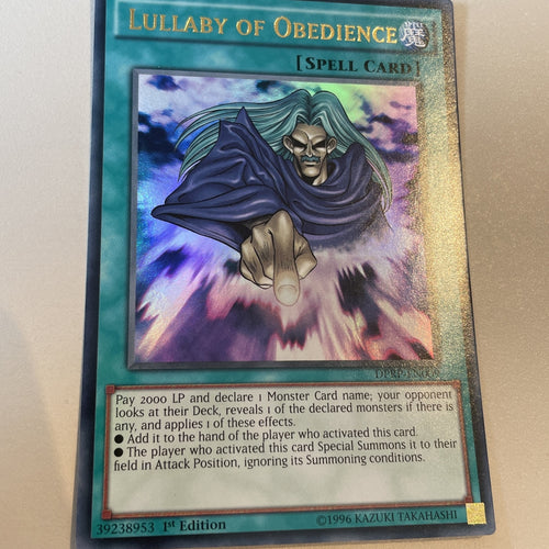 Lullaby of Obedience - DPRP-EN009 - Ultra Rare - 1st Edition - Near Mint Yugioh