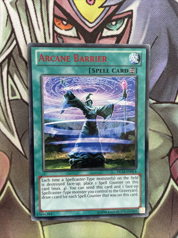DL14-EN014 Arcane Barrier Red Rare Unl Edition LP Yugioh Card