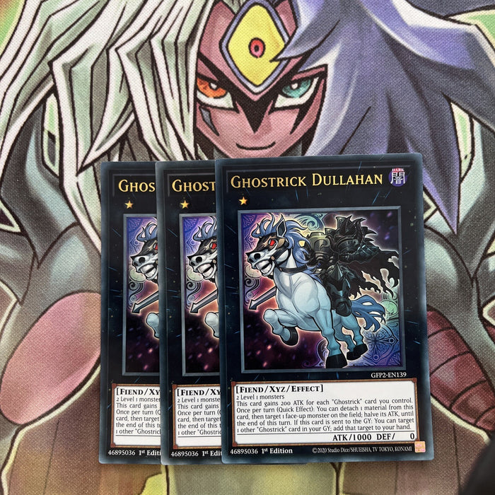 GFP2-EN139 x3 Ghostrick Dullahan Ultra Rare Excellent Condition Yugioh