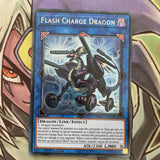 BLRR-EN045 Flash Charge Dragon Secret Rare 1st Edition NM Yugioh Card