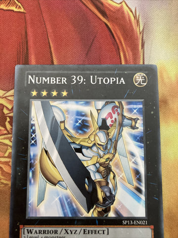 SP13-EN021 Number 39: Utopia - Unlimited New Star Pack Yugioh (back)