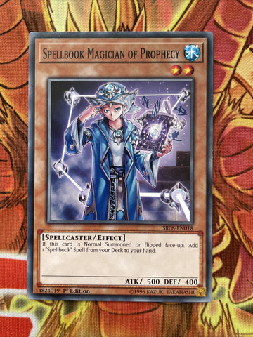 SR08-EN018 Spellbook Magician of Prophecy 1st Edition Mint YuGiOh Card
