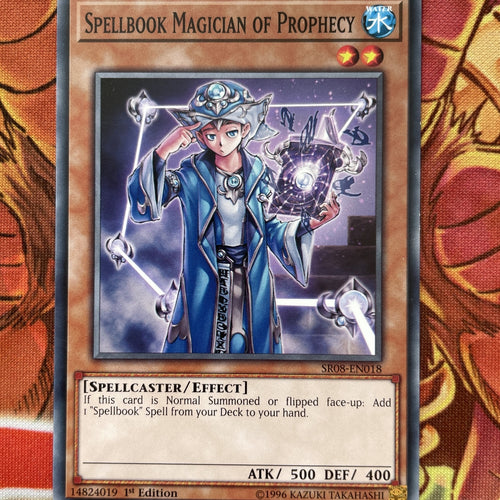 SR08-EN018 Spellbook Magician of Prophecy 1st Edition Mint YuGiOh Card