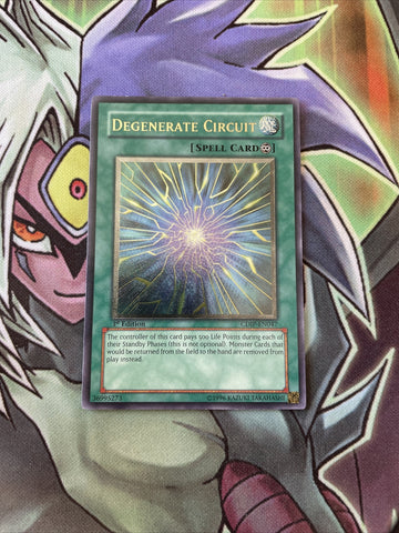 CDIP-EN047 Degenerate Circuit Ultimate Rare 1st Edition NM Yugioh Card