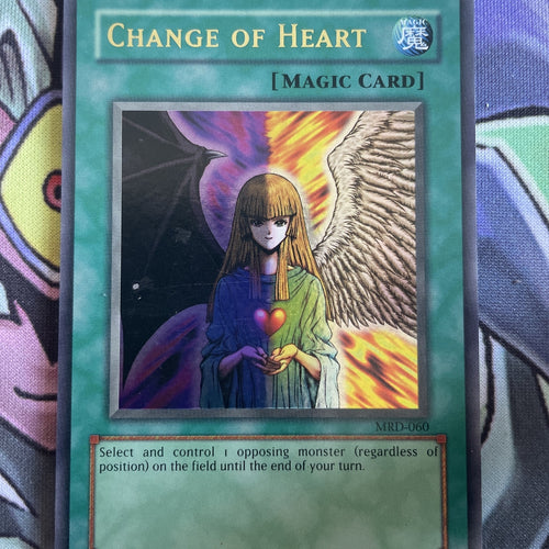 MRD-060 Change Of Heart Ultra Rare MP Condition Yugioh Card (1)