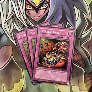 EGS1-EN035 x3 Reckless Greed Common Excellent Condition Yugioh