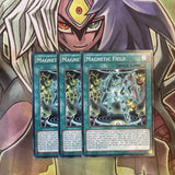 SDMY-EN024 x3 Magnetic Field Common Excellent Condition Yugioh