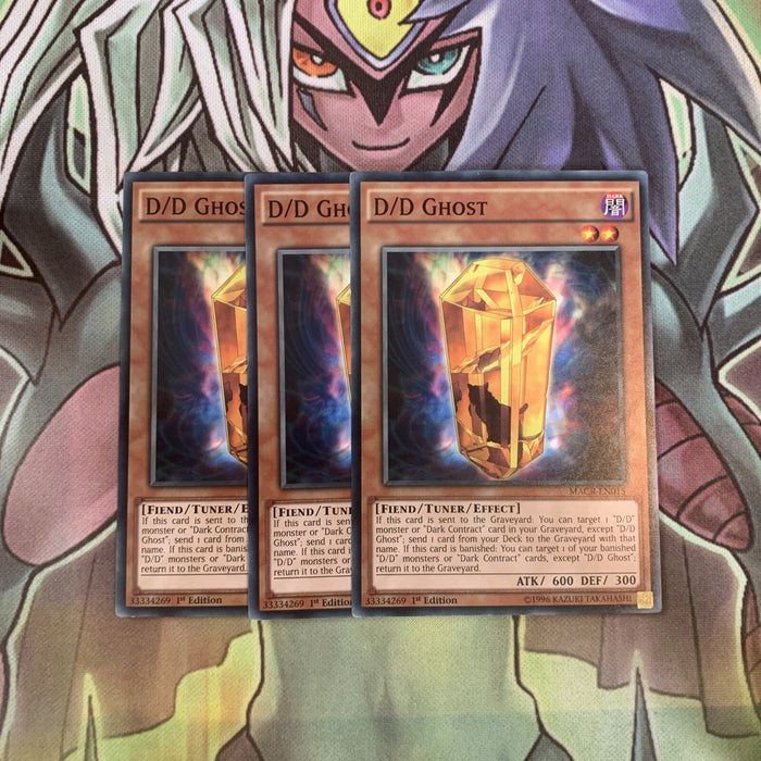 MACR-EN015 x3 D/D Ghost Common Excellent Condition Yugioh