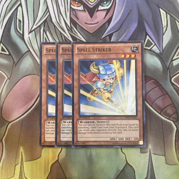 BP02-EN050 x3 Spell Striker Common Excellent Condition Yugioh