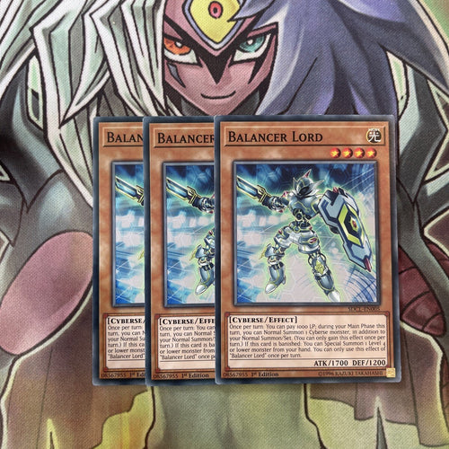 SDCL-EN005 x3 Balancer Lord Common Excellent Condition Yugioh