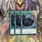 SDCR-EN026 x3 Mystical Space Typhoon Common Excellent Condition Yugioh