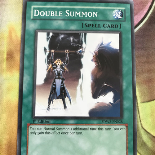 SDWS-EN028 Double Summon - Common - 1st Edition x1 - NM Yugioh