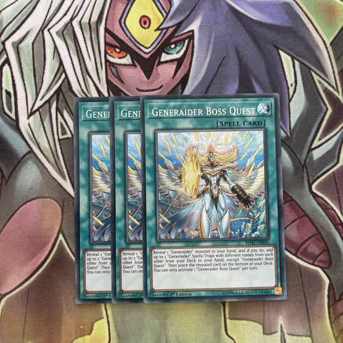 MYFI-EN035 x3 Generaider Boss Quest Secret Rare Excellent Conditon Yugioh