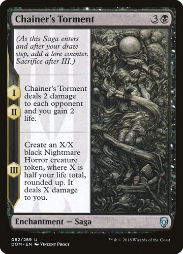 Chainer's Torment Dominaria Excellent Magic MTG