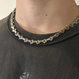 Chainsaw Man Chain Necklace - Stainless Steel Goth Punk Jewellery