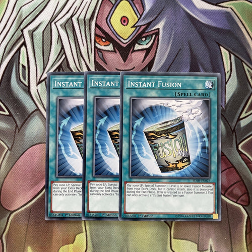 SDSH-EN027 x3 Instant Fusion Common Excellent Condition Yugioh
